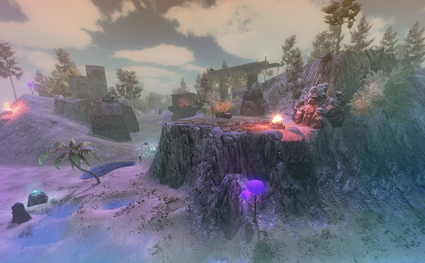 3571 project the game volcano survival map paysage volcan jeu video level design frappa